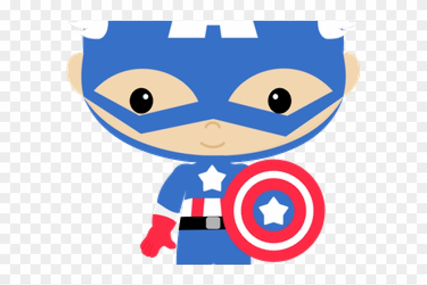 Captain America Clipart Svg - Cartoon #1674124