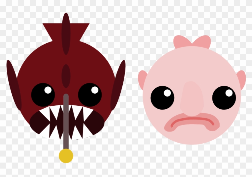 Angler Fish And Blobfish , Png Download - Blobfish And Angler Fish #1674179