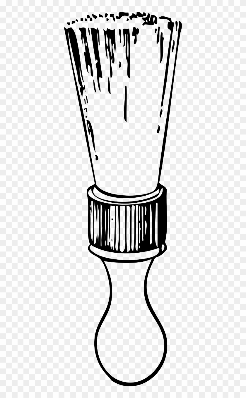 Shaving Cream Brush - Pincel De Barbear Desenho Png #1674219