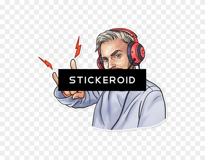 Pewdiepie Rock - Cartoon #1674362