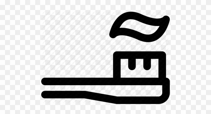 Beauty Brushing Hygiene Mouth Toothbrush Icon - Beauty Brushing Hygiene Mouth Toothbrush Icon #1674431