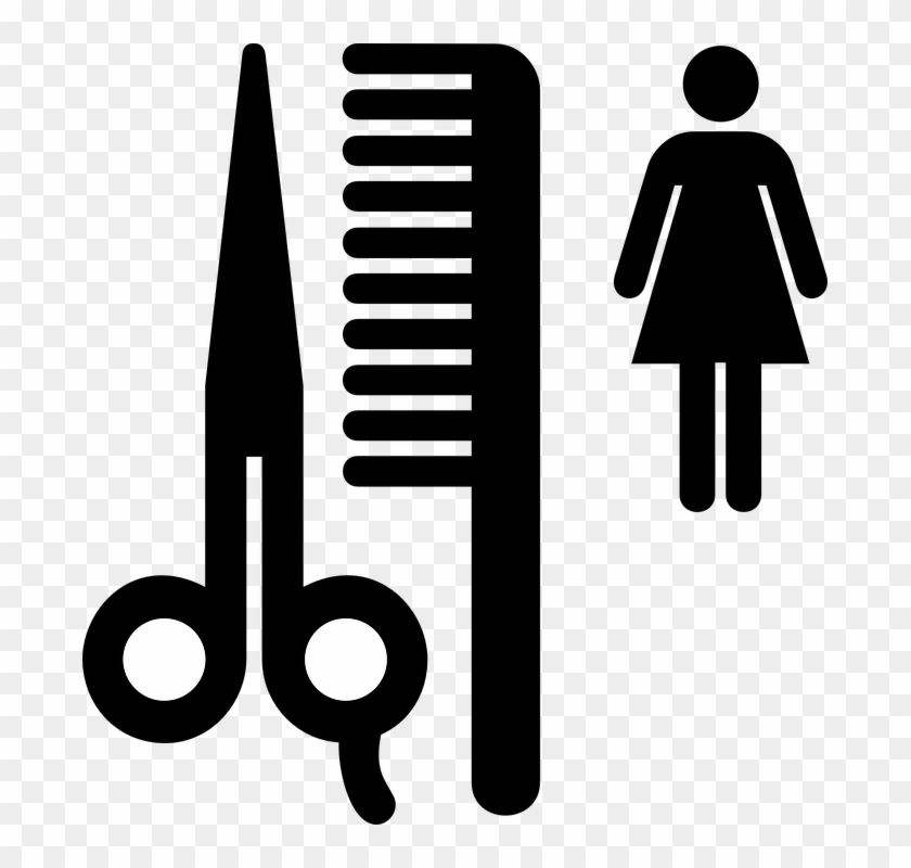 Hairdresser Clipart Hair Product - Beauty Salon Icon Png #1674708