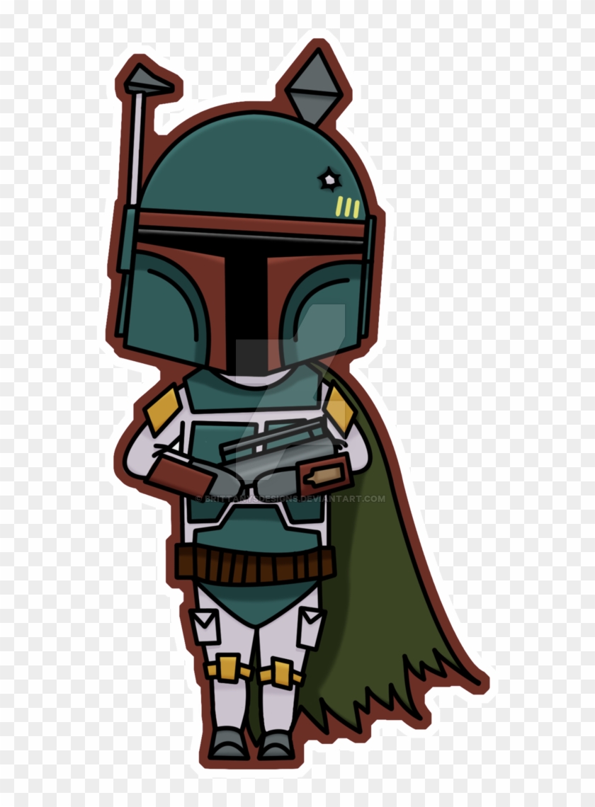 28 Collection Of Chibi Boba Fett Drawing - Star Wars Boba Fett Chibi #1675125