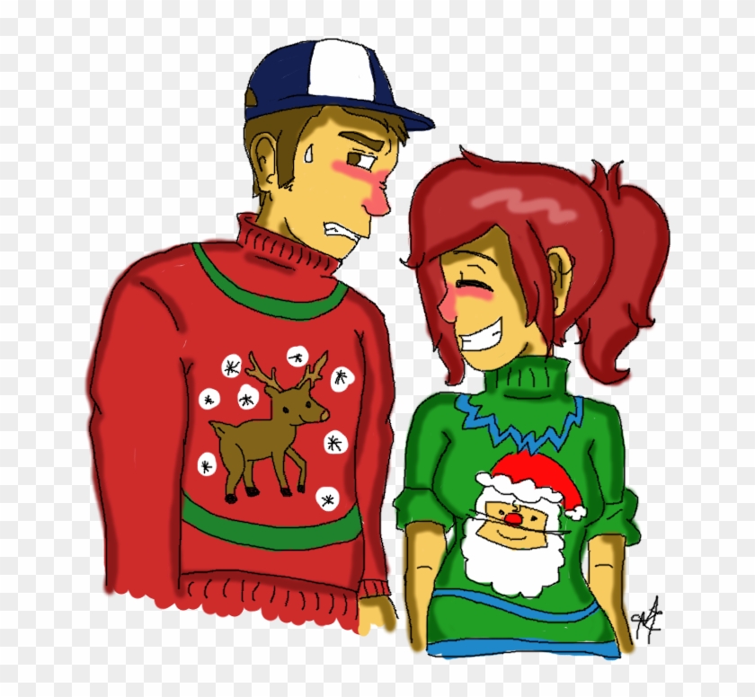 A Walking Dead Christmas By Angelsrainfire - Cartoon #1675366