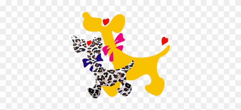 Cstar Motif Cute Cartoon Dogs Fall In Love With Hot - Cstar Motif Cute Cartoon Dogs Fall In Love With Hot #1675478