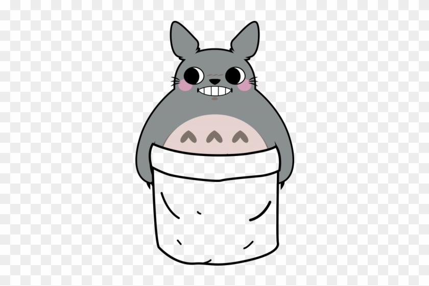 Totoro In A Pocket - Cartoon #1675654