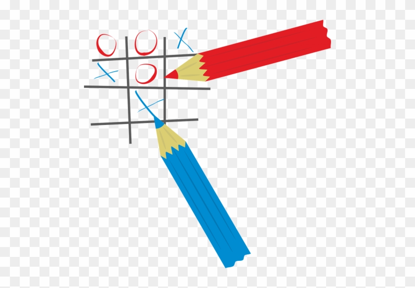 Tic Tac Pencils - Tic Tac Toe Clip Art #1676225