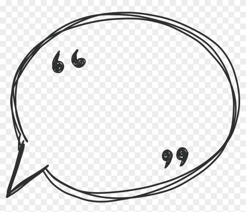 Bubble Border Graphic - Transparent Background Speech Bubble Vector #1676657