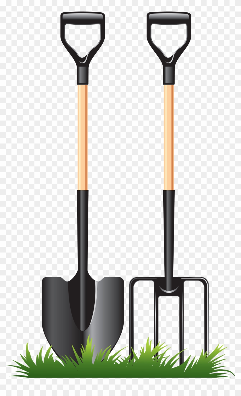 Transparent Shovel Clip Art - Spade And Garden Fork #1677195