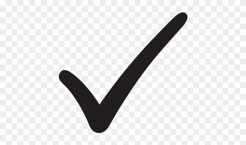 Check Clipart Clear - Black Check Mark Transparent #1677989