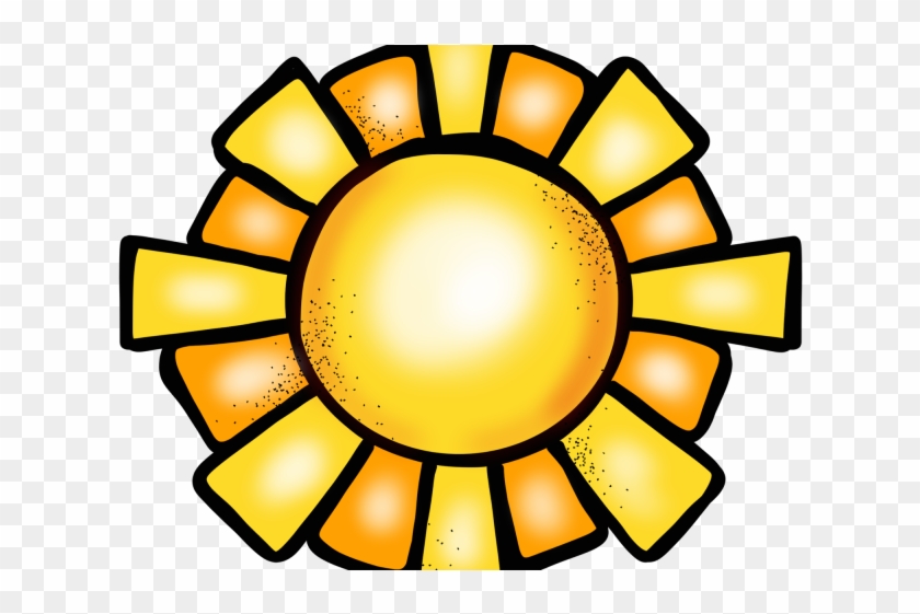 Sun Clipart August - Sunflower Clip Art Black And White #1678347