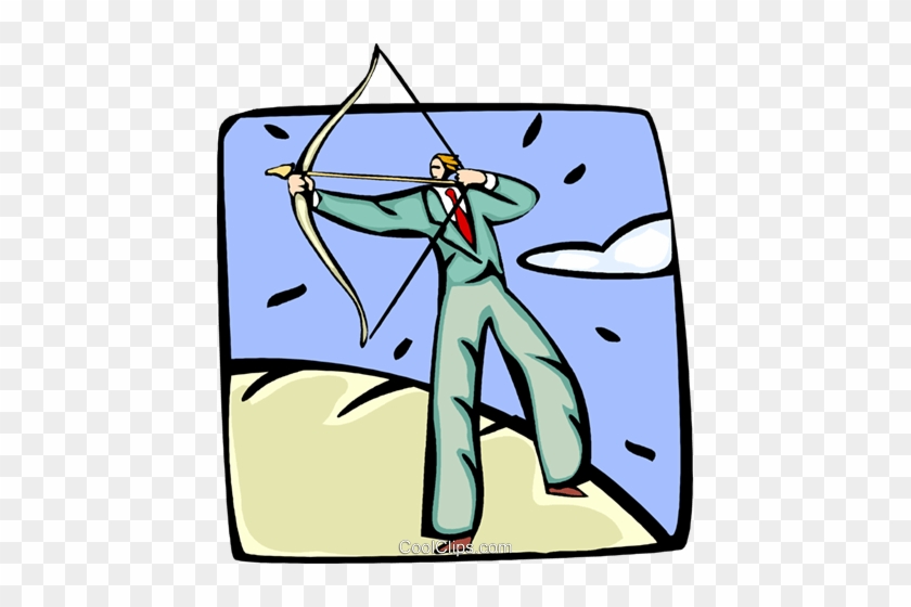 Business Concept, Archery Royalty Free Vector Clip - Cartoon #1678659