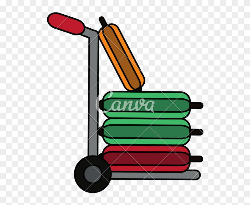 Luggage Clipart Luggage Cart - Luggage Clipart Luggage Cart #1679052