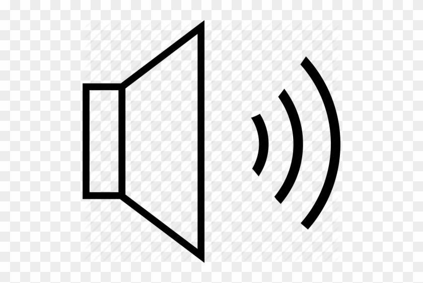 Music Icons Volume - White Speaker Icon #1679241