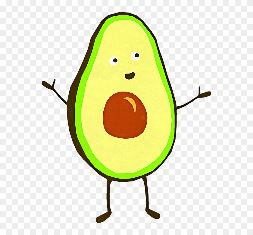 Bleed Area May Not Be Visible - Transparent Background Avocado Clipart #1679512