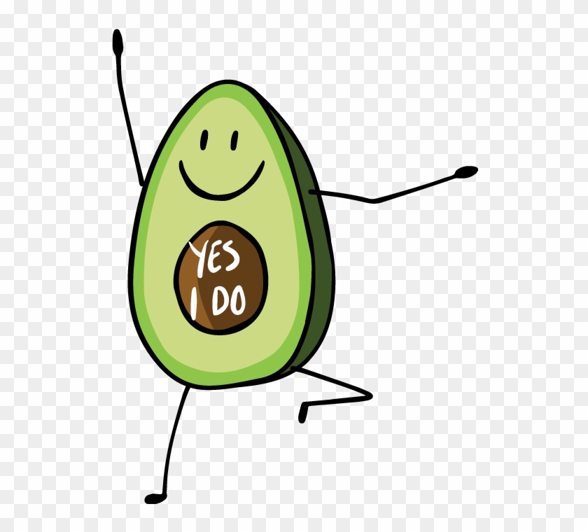 Avocado Cartoon - Avocado Cartoon #1679529