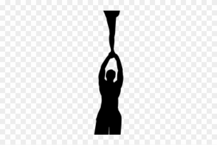 Stunt Clipart Cheerleading Pyramid - Silhouette #1679962