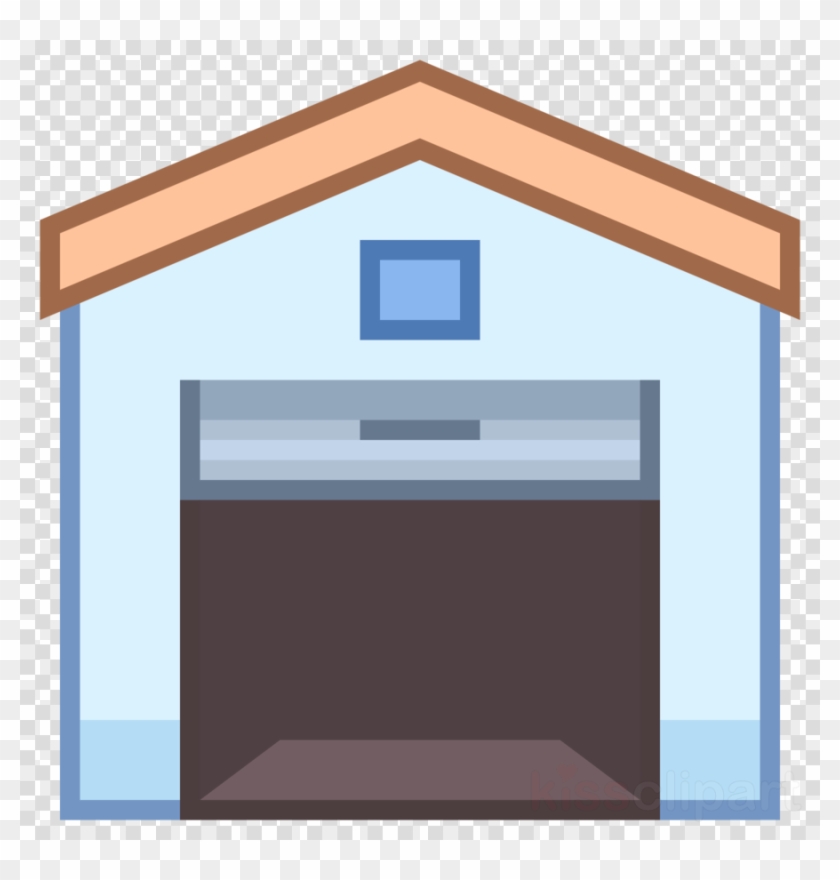 Garage Door Open And Closed Icon Clipart Garage Doors - Clipart Png Garage #1679982