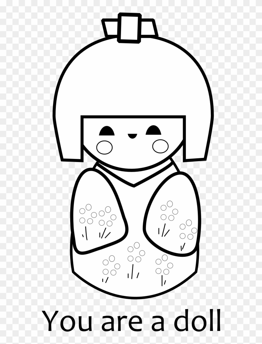 Voodoo Doll Coloring Page Free Printable Coloring Pages - Japanese Paper Doll Coloring #1680405