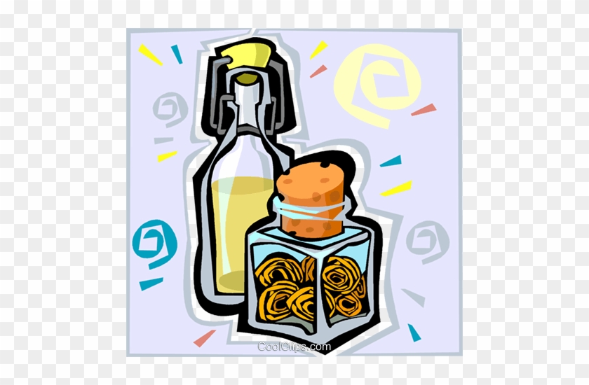 Oil And Spice Royalty Free Vector Clip Art Illustration - Oil And Spice Royalty Free Vector Clip Art Illustration #1680567