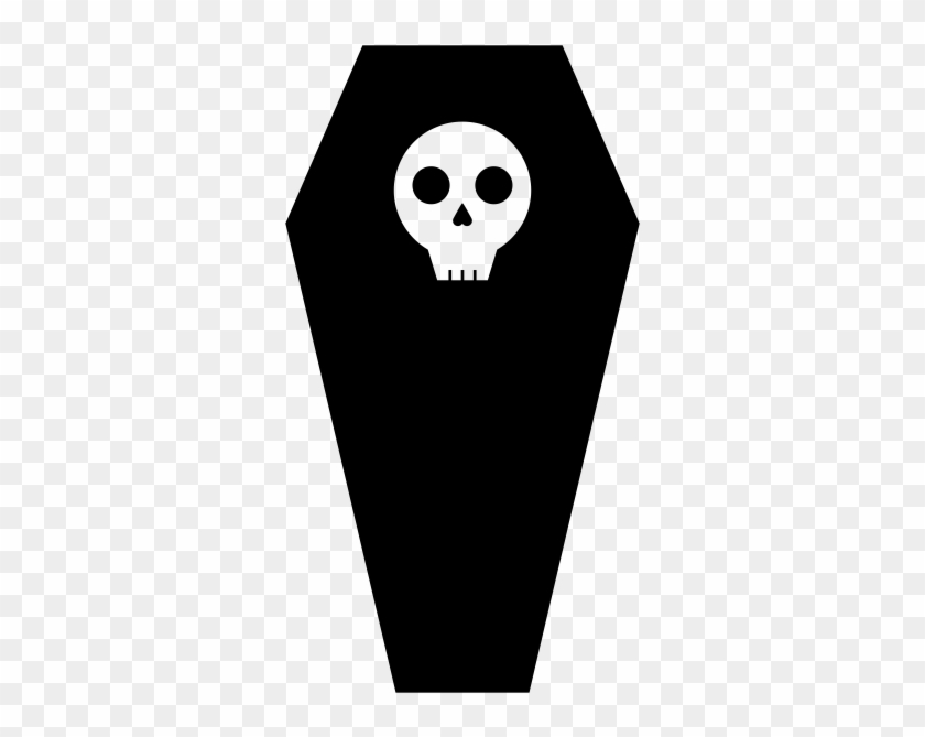 Coffin Rubber Stamp - Skull #1680735