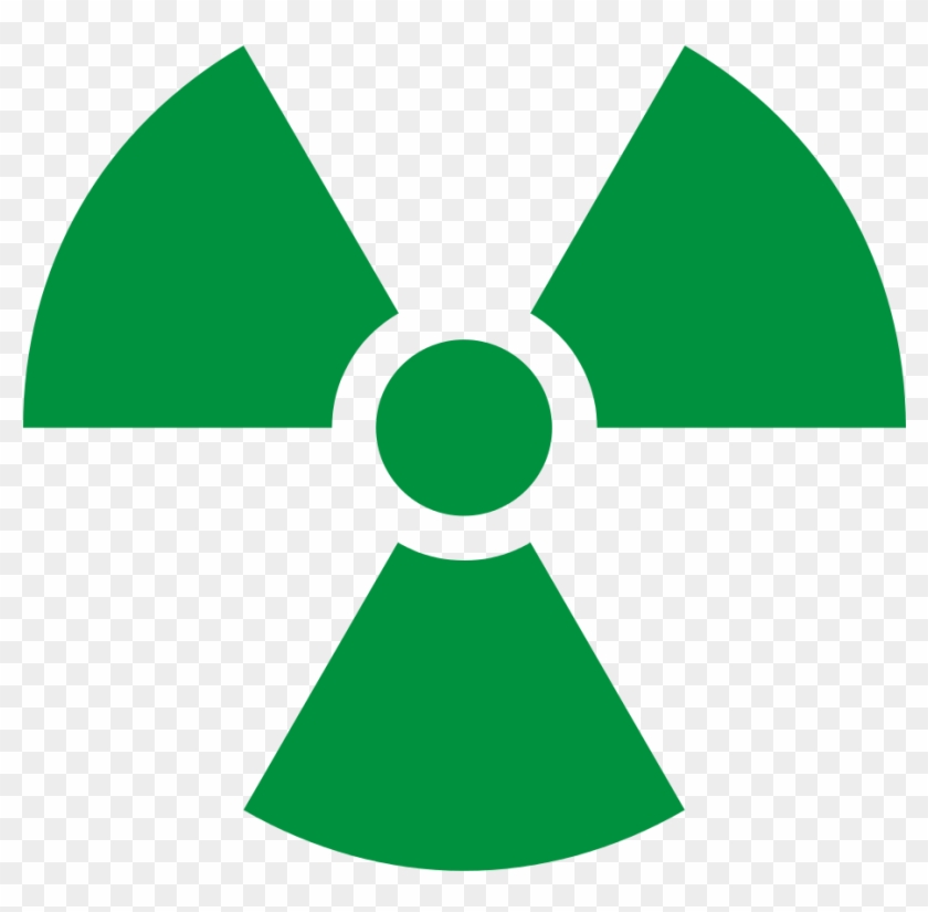 File - Radioactive Green - Svg - Green Radioactive Symbol Png #1681250