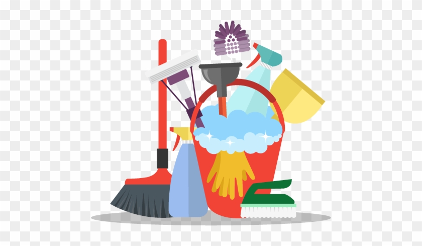 When Compared To Reduced Efficiency In The Workplace - Cleaning Tools Vector Png #257284
