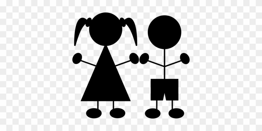Kids Black Boy Silhouette Girl Children Si - Challenges Of Mandating School Uniforms In The Public #257324