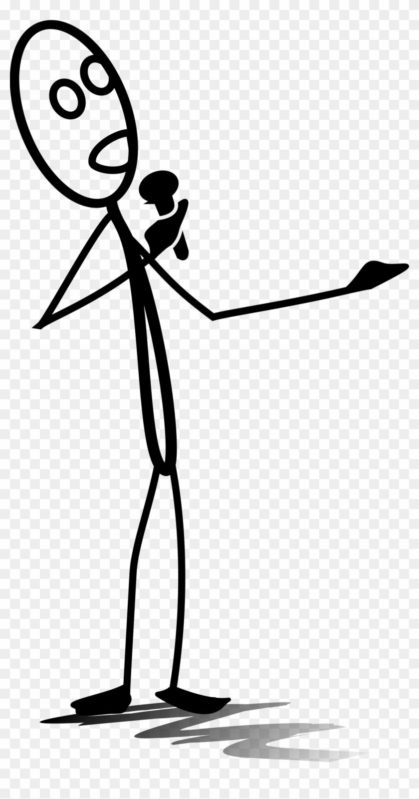 Big Image - Stickman Singing #257425