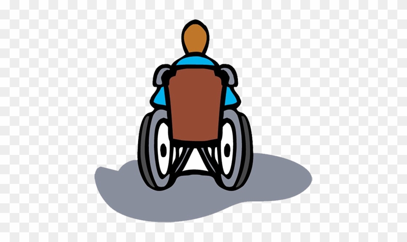 Boy In Wheelchair - Draw The Back Of A Wheelchair #257489