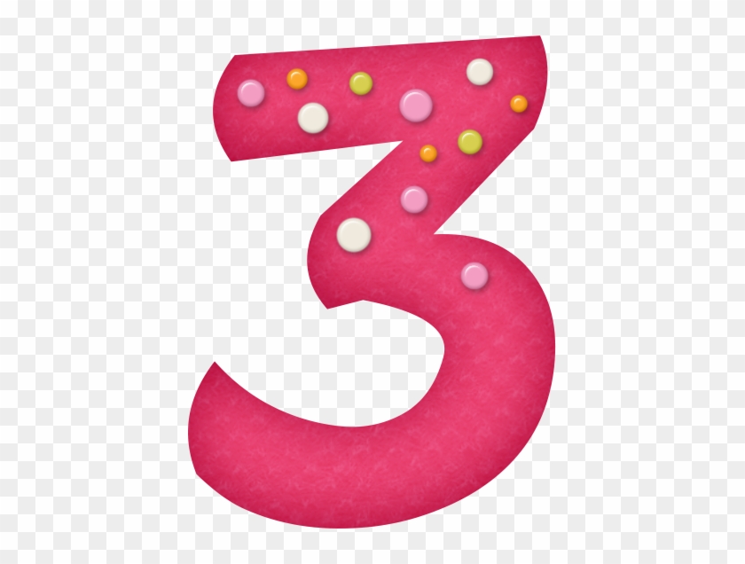 B *✿* Birthday Girl - Number 3 Birthday Clipart #257753
