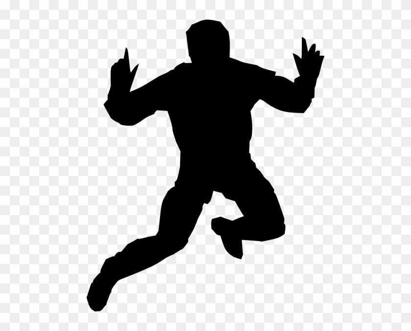 Free Vector Jumping High Clip Art - Person Jumping Silhouette Png #257811