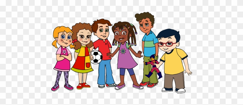 The Alphabet Kids Books Follow The Fun Adventures Of - Diverse Friends Clipart Png #257864