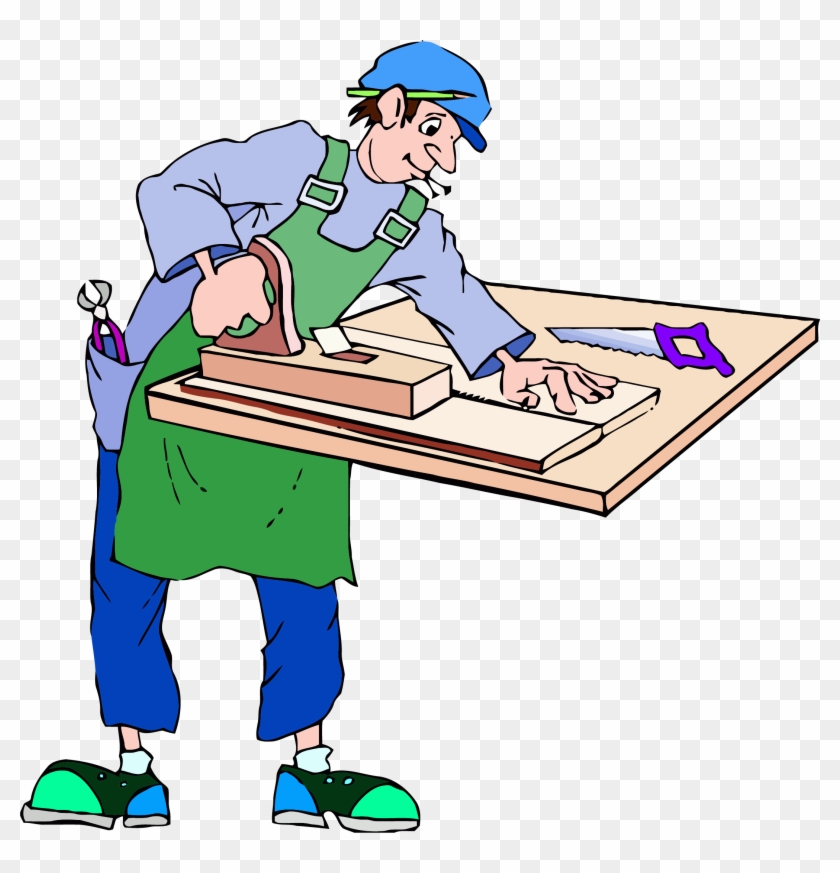 Carpenter Rasp Clipart Png - Clipart Of A Carpenter #258394