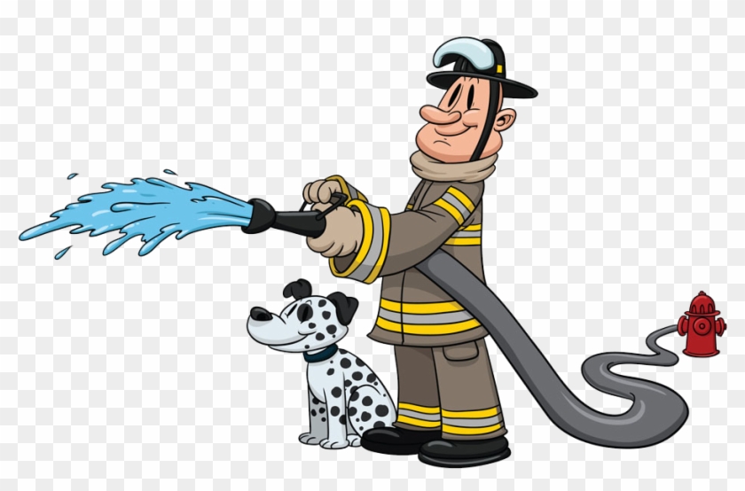 Firefighter Cartoon Fire Department Firefighting - Firefighter Cartoon Fire Department Firefighting #258635