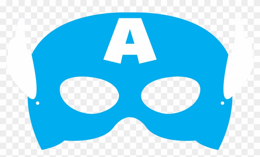 Com/project/avengers Inspired Masks - Captain America Mask Template #259377