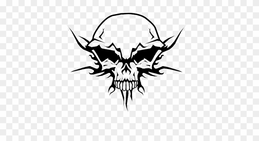 Hijab Tutorial Evil Skull Face Halloween Makeup 480 - Red Skull Logo Png #259499