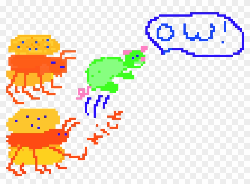Burger Bugs Kick My Grandma's Turtle Pigs Clipart , - Illustration #1683225
