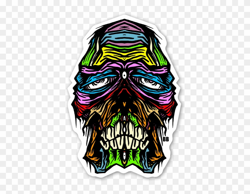 Skull Face Png - Skull Face Png #1683330