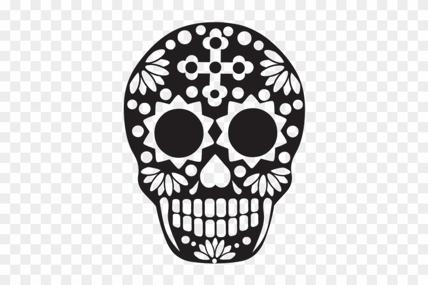 Sugar Skull Decal - Freno De Disco Vector #1683337