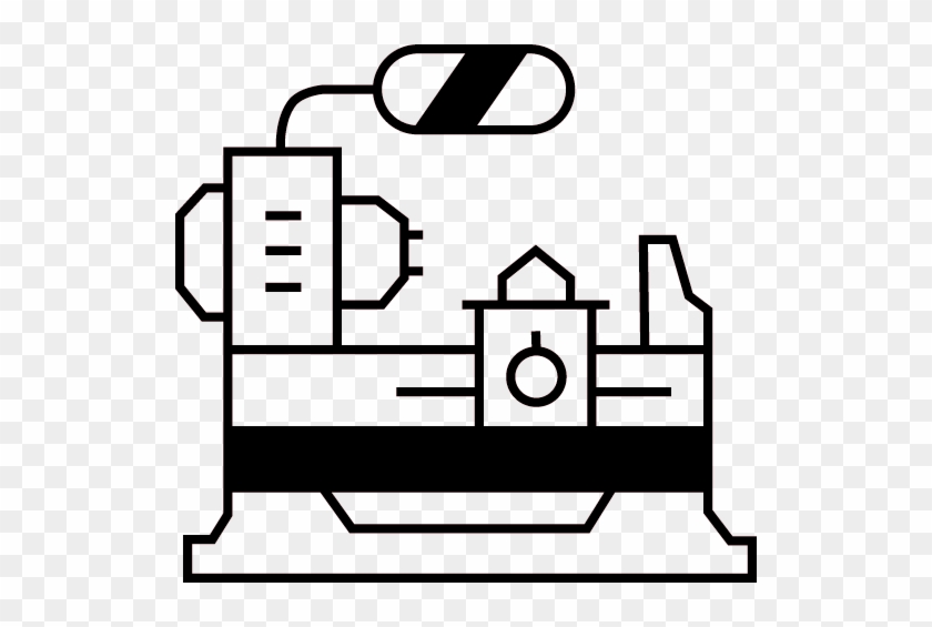 Manufacturing Icon - Machine Lathe Icon #1683487