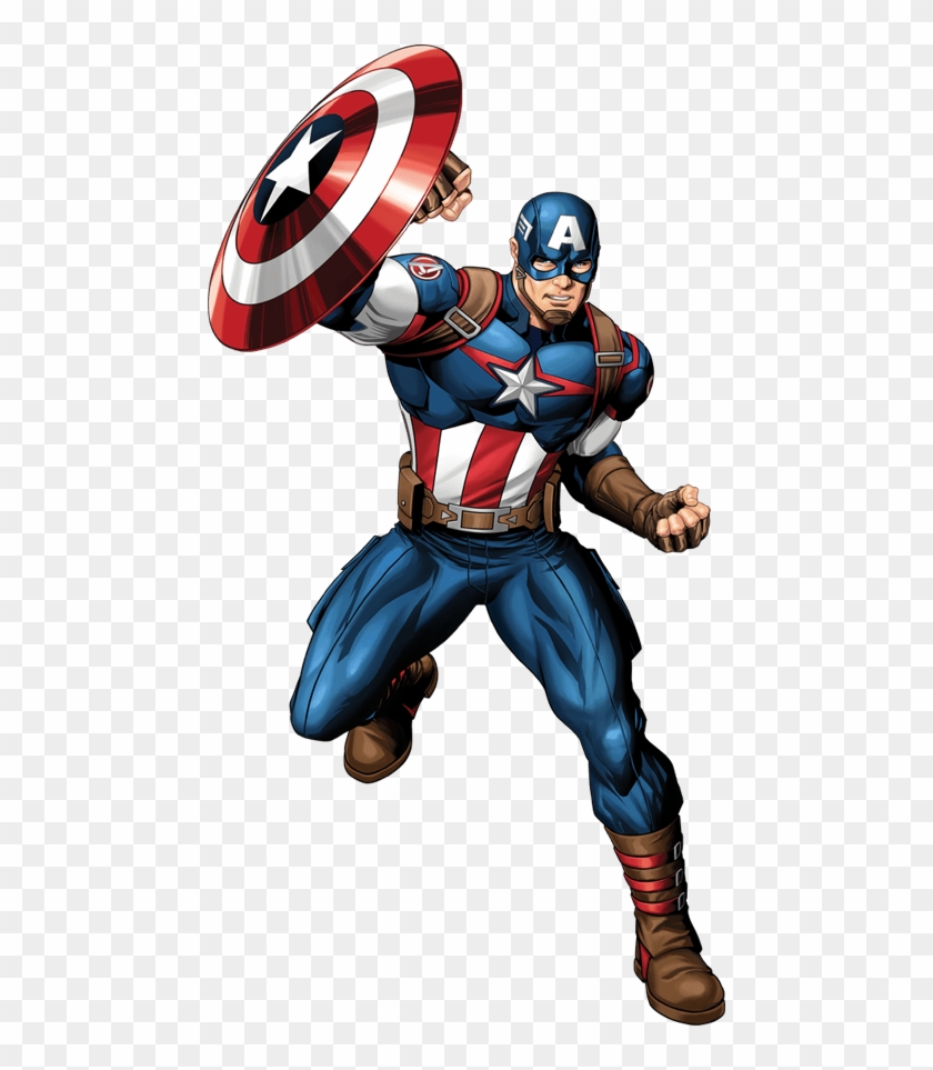 Captain America Clipart Draw In Color - Avengers Ultron Revolution Captain America #1683586