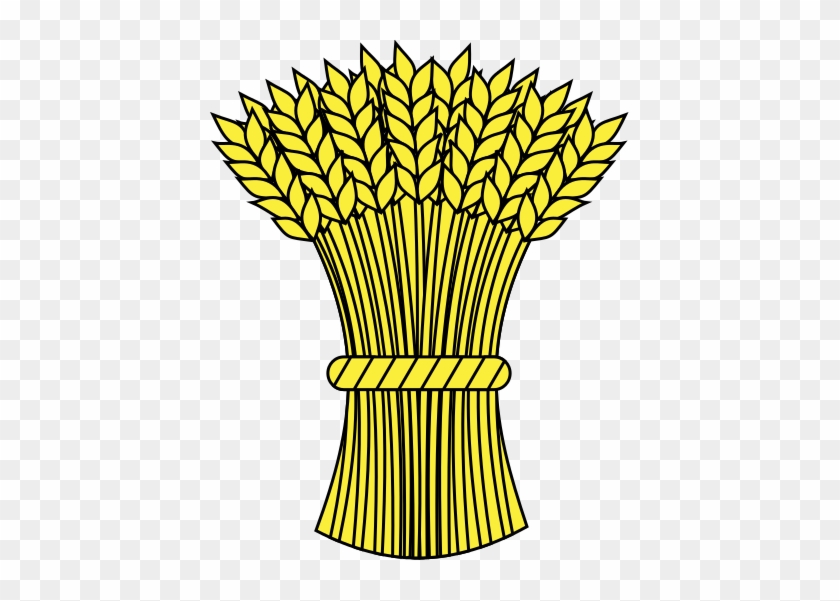 In French, The Word "gerbe" Commonly Refers To An Arrangement - Coat Of Arms Wheat #1683901