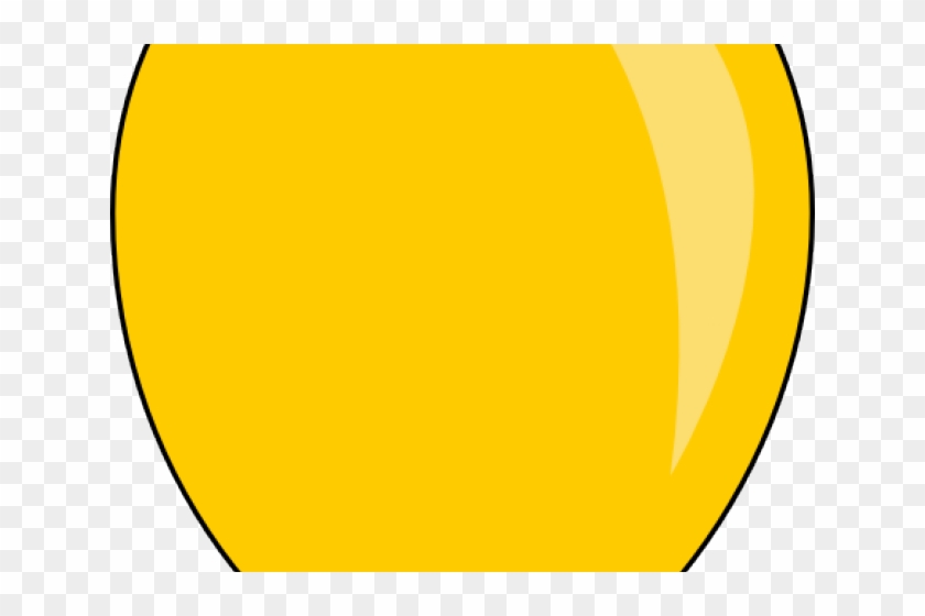 Yellow Clipart Balloon - Circle #1684354