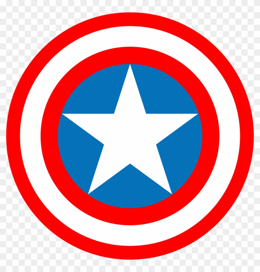 Logo,captain America,marvel,marvel Comics,free Vector - Logo Capitan America Marvel #1684537