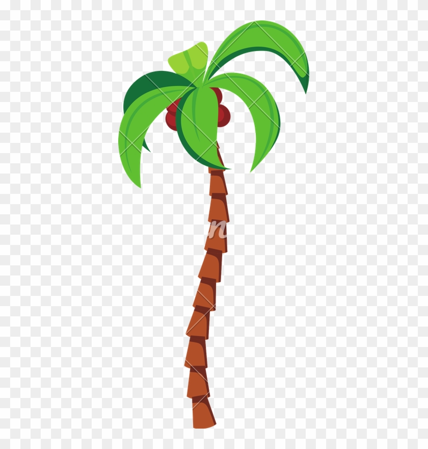 Illustration Of Coconut Tree - Illustration Of Coconut Tree #1684790