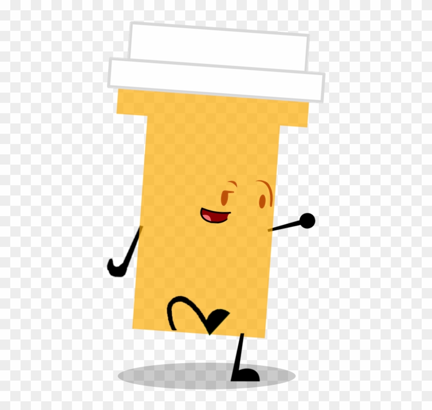 Pill Bottle Bfdi , Png Download - Pill Bottle Png Transparent #1685460