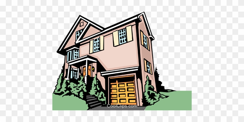 House Royalty Free Vector Clip Art Illustration - House #1685589