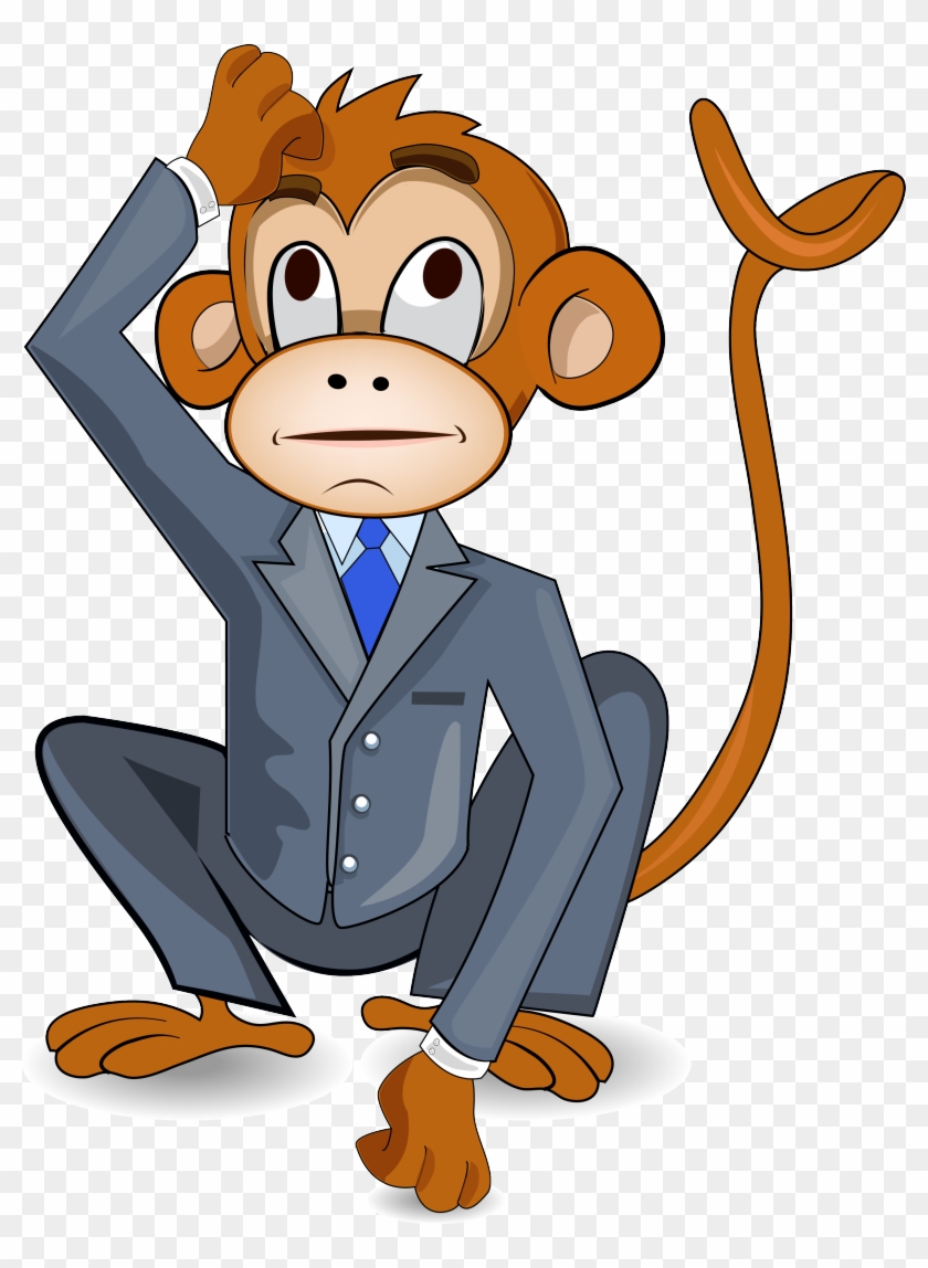 Cartoon Monkey For One Project - Cartoon #1686408
