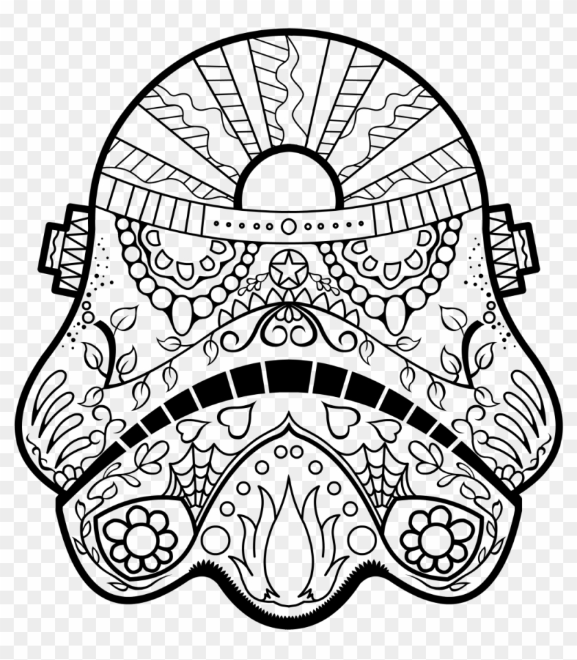 Large Size Of Coloring Pages - Starwars Coloring Page Adult #1686749